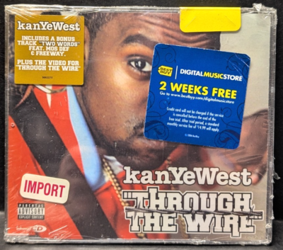 KANYE WEST Through the Wire/Two Words 4TRX & VIDEO CD Single