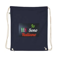 Organic cotton drawstring bag