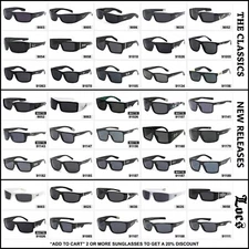 LOCS Hardcore Gangster Sunglasses Classic Lowrider Biker Cholo Designer Eyewear