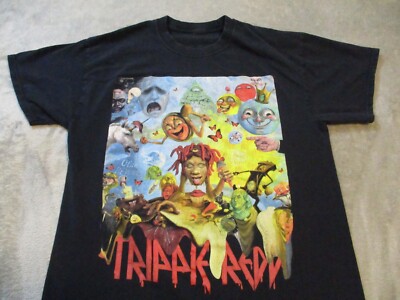 Trippk Redd Shirt Mens Large Black Red Rap Hip Hop Music Streetwear Concert