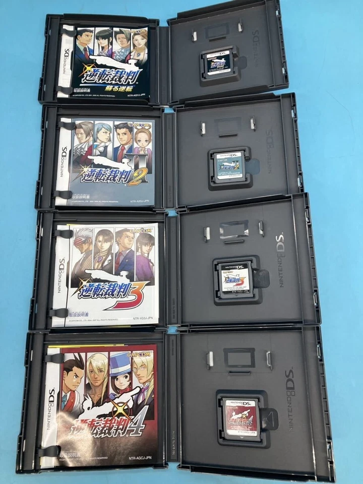 Ace Attorney Gyakuten Saiban 1 2 3 4 5 6 & Gyakuten Kenji 1 2 8Games set DS 3DS - Image 4 of 4