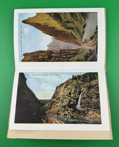 Vintage Scenes Along The Rio Grande Fold Out Postcards Postmarked Denver 1923 - Picture 15 of 19
