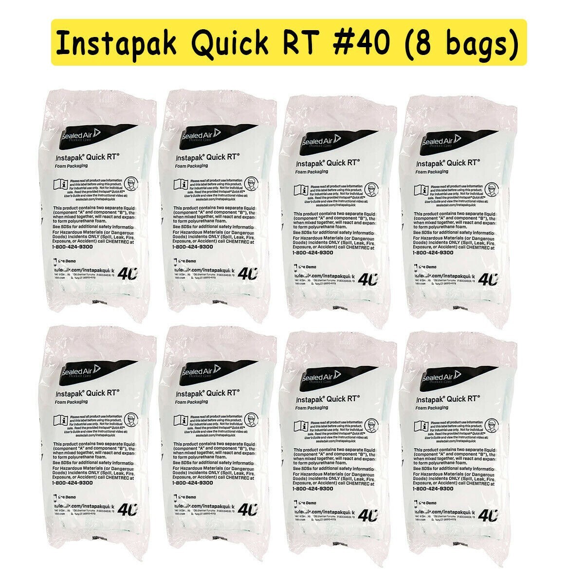 Instant Quick Rt Form Sealed+Air+IQBLKRT-40+Quick+RT+Bags+-+40+Pack for sale online | eBay