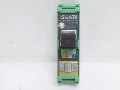 233435 New-No Box; Phoenix Contact 2744610 Patch Panel; RJ45 Jack To Screw Term
