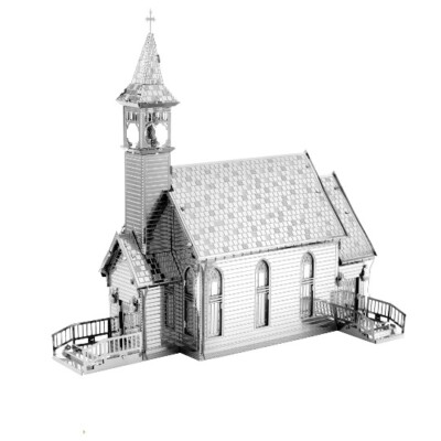 Metal Earth 1156 Old Country Church Kirche 3D-Metall-Bausatz original