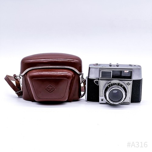 Agfa Optima II Prontor Mator Camera with Original Leather Case Made in Germany