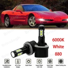 2x For 1997-2004 c5 Corvette HID LED SUPER BRIGHT Fog Light Conversion Bulbs Kit