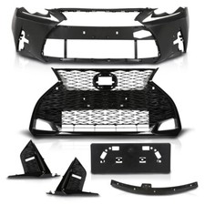 For 2014-2016 2015 Lexus IS250 IS200t IS350 Front Bumper Conversion FSport Black