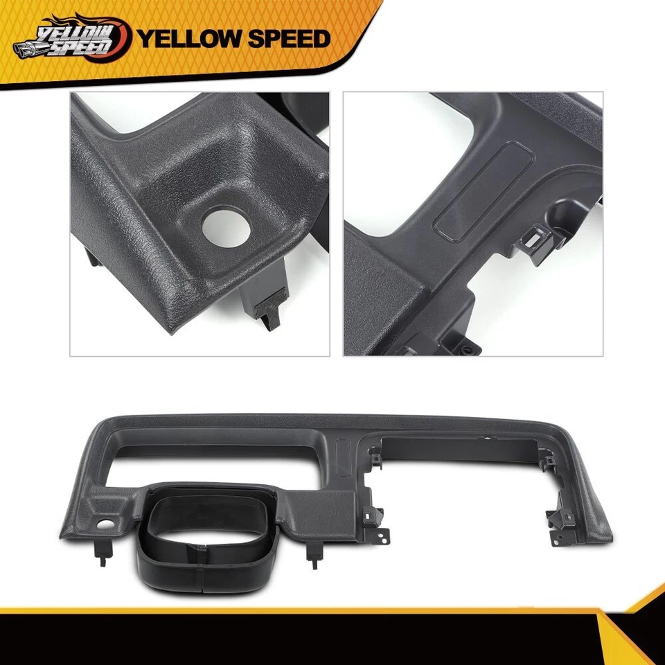 Fit For 1997-2001 Jeep Cherokee XJ Dash Bezel Trim Speedometer Column Surround - Image 4 of 4