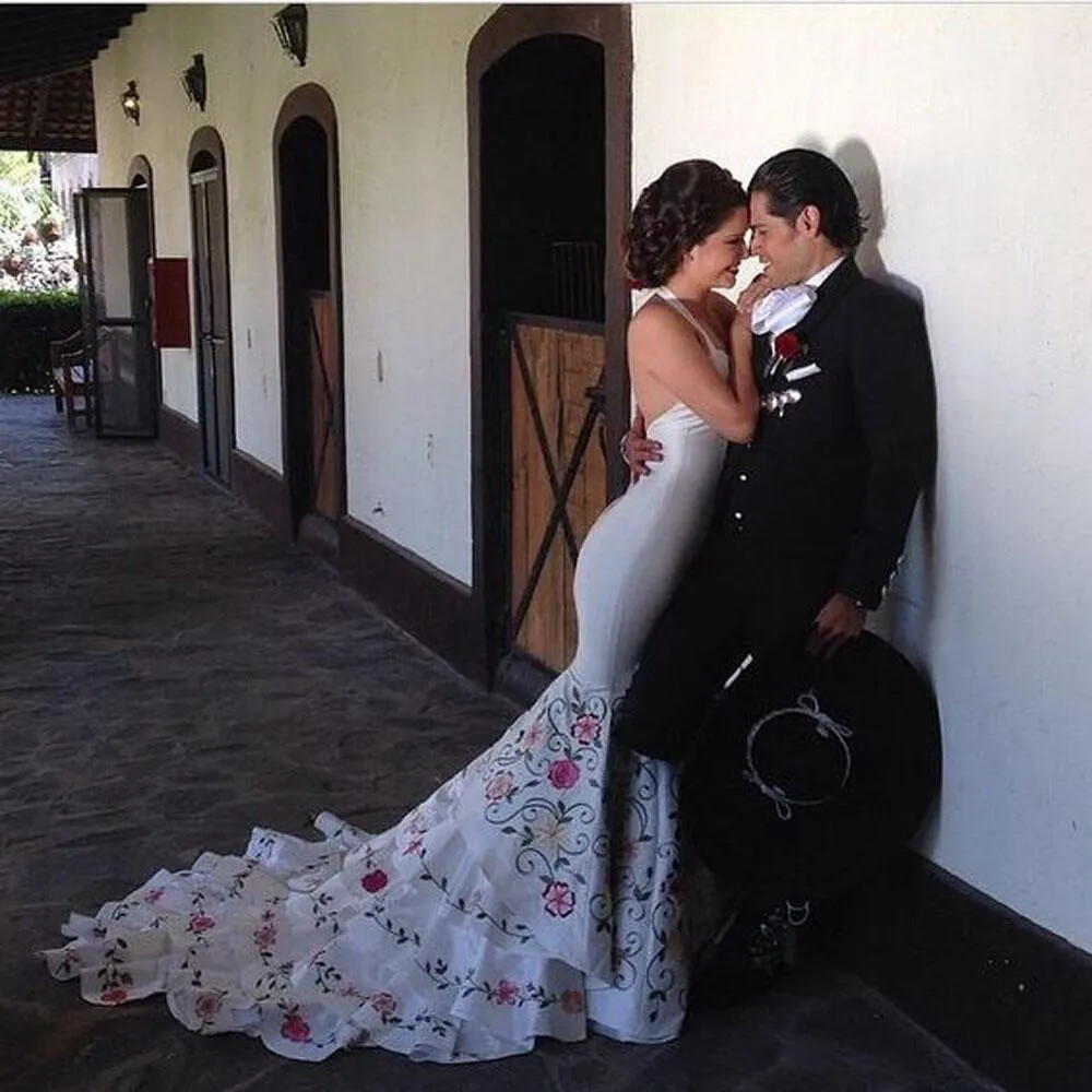 mermaid wedding dress with low back LYNETTE Wedding Dress