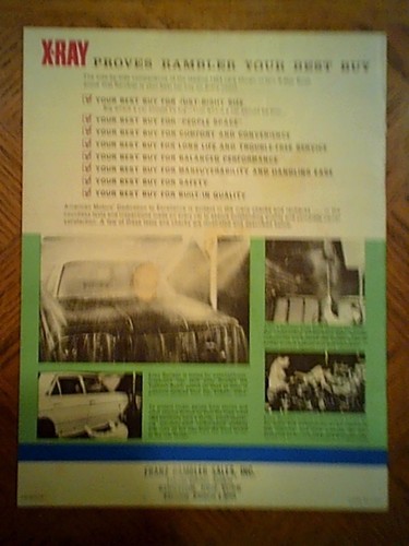 Folleto de ventas AMC All Model XRAY 1964 - Imagen 4 de 4