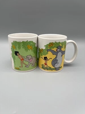 🌸 2x Disney Dschungelbuch 2 Balu Mogli Sammeltasse Kaffeetasse - Bild 1 von 4