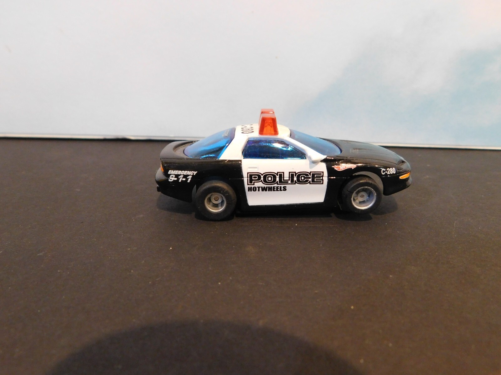 Tyco Ho Slot Car Hot Wheels Camaro Police Car