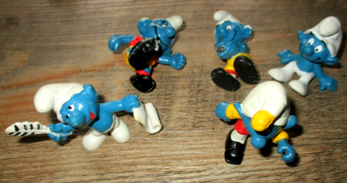 Les Schtroumpfs-Lot figurines Peyo, Schleich-Années 70 - Afbeelding 1 van 5