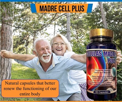Celulas Madre Plus Supports Joint & Muscles Stem Cell Inmune Control 60 Capsules