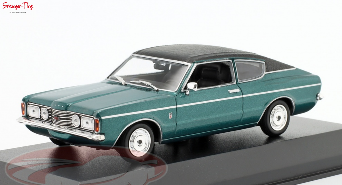 MiniChamps Ford Taunus Coupe 1970 Green Metallic 1/43 Scale | eBay