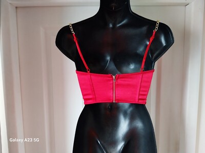 Cat95 Red Bra Size S By Funfun