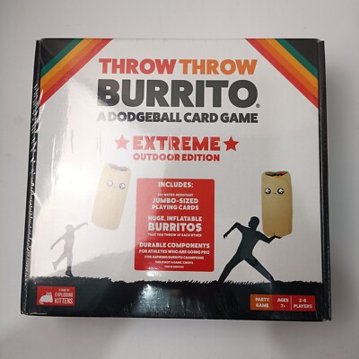 Wurfwurf Burrito Extreme Outdoor Edition Spiel Brandneu