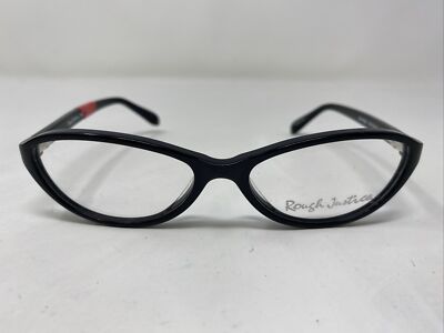 Rough Justice Foxy Black Magic 53-16-135 Full Rim Eyeglasses Frame EB56