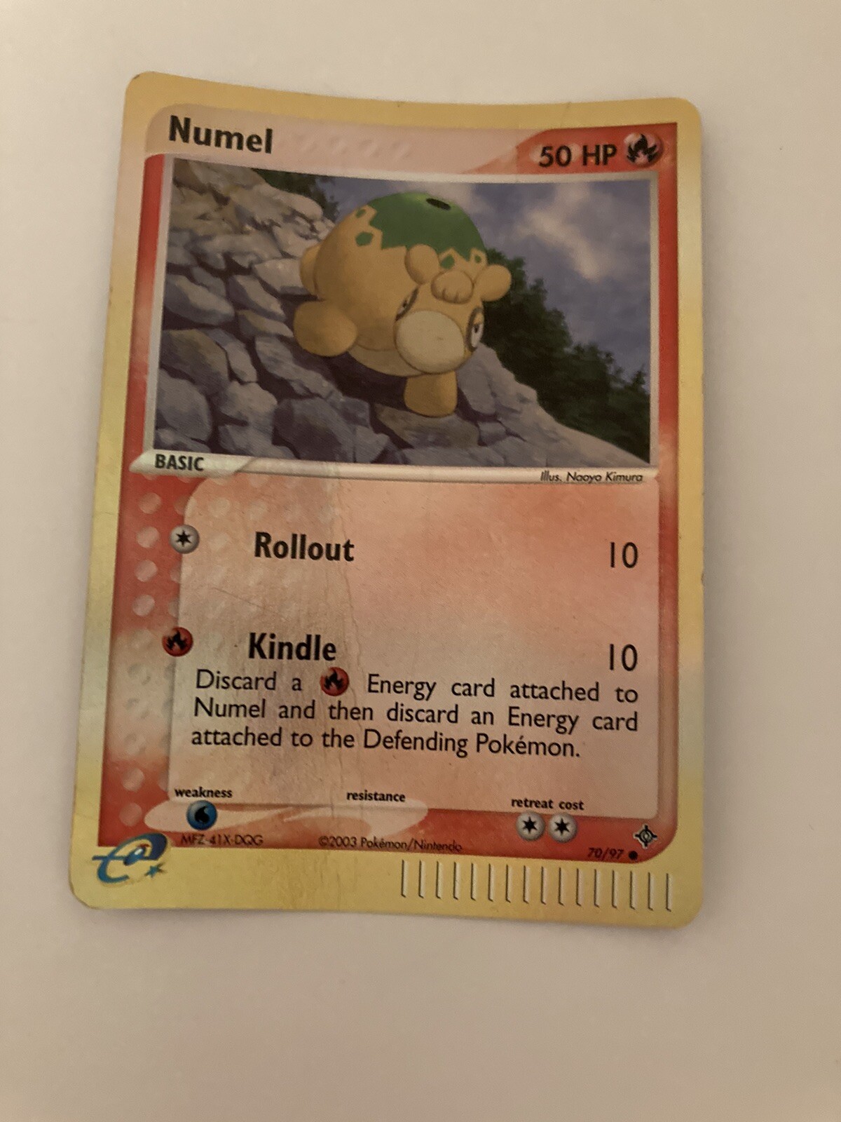 NUMEL - 70/97 - EX Dragon Card Series Pokemon Card - 2003 - EXC-NMk