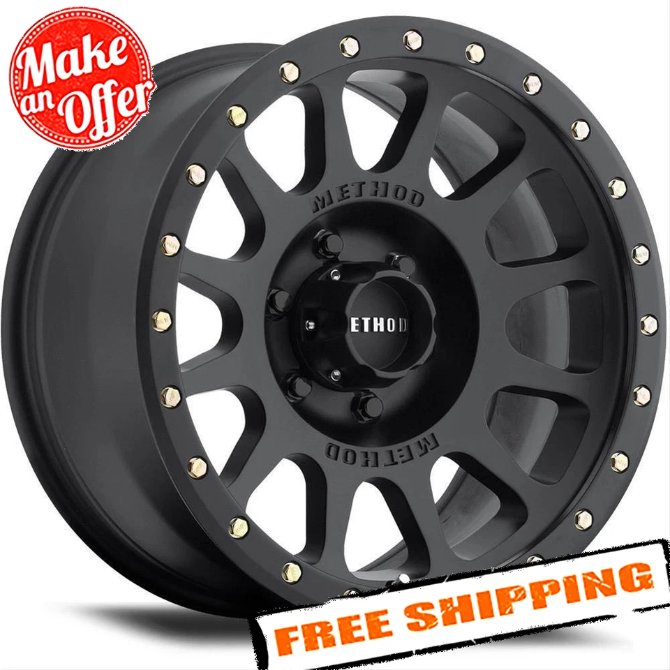 Llanta única negra Method Race 305 NV 17x8,5 (0, 6x139,7, 108) Foto 2 de 4