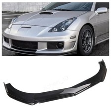 Glossy Black Front Bumper Lips Spoiler Splitter Kit For Toyota Celica 2000-2005