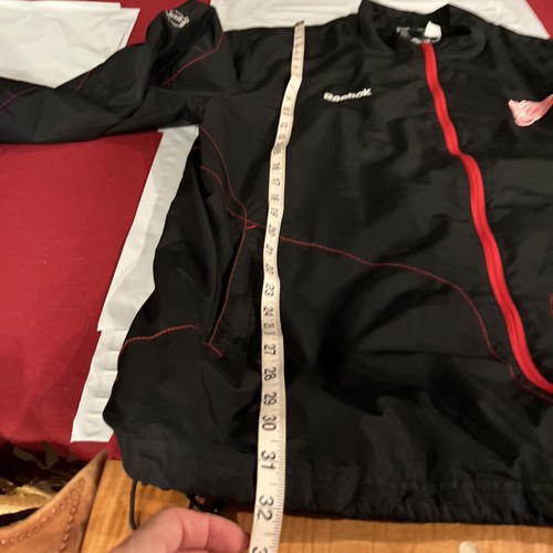2XL Hockey Reebok Center Ice DETROIT RED WINGS Windbreaker Zip JACKET Embroidery - Picture 9 of 17