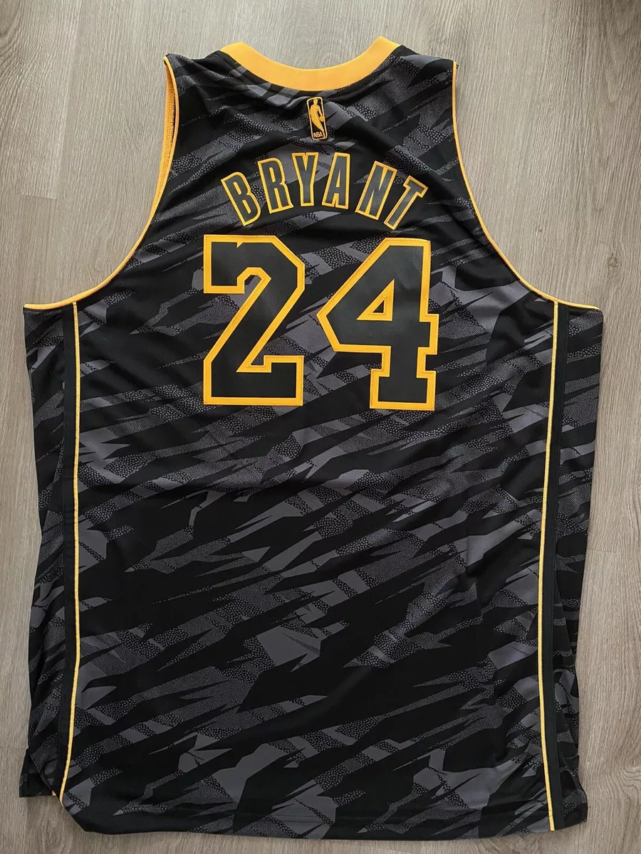 KOBE BRYANT LAKERS CAMO JERSEY BLACK ADIDAS AUTHENTICATE CHAMPS