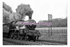 bb1038 - BR Railway Engine 45597 at Chiltern Green in 1950 - print 6x4