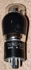 TUNG-SOL 6F6G  ST type Antique Power Pentode Tested Excellent sweet sound