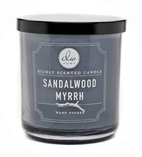 Sandalwood Myrrh Richly Scented Candle Single Wick Hand Poured 4 Oz