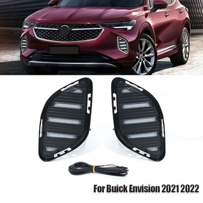 For 2021-2023 Buick Envision LED Daytime Running Light Fog Lamp Turn Signal 2pcs