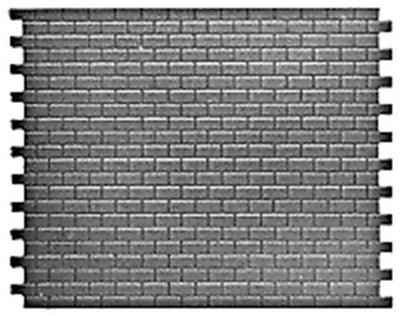 Pikestuff HO Concrete Block Walls 14-1/2 x 18-1/2' 541-1005