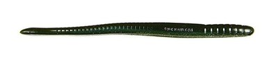 Roboworm ST-FFFB Straight Tail Worm 4 .5'' Green Pumpkin 10 Per Pack