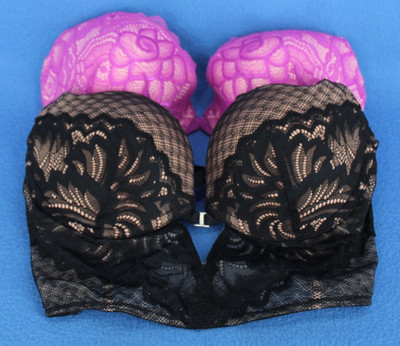 Adore Me Betsey Johnson Underwire Padded Push Up Bra Lot Size 32DD #H8718