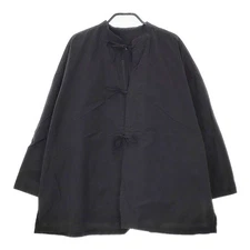 nest Robe Cotton Ramie China Blouse 01213-1080 Blouse shirt black 5-0321M△