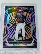 2021 PANINI CHRONICLES - OBSIDIAN ROOKIE KeBRYAN HAYES PITTSBURGH BRONZE /28