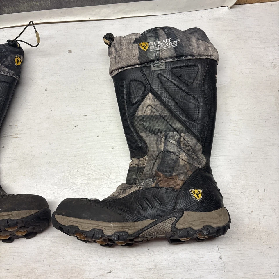 Mossy Oak Break Up Camo Hunting Scent Blocker Boots Over Calf Size 11 Gorpcore - Image 3 of 4
