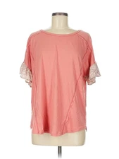 GiGio Women Pink Short Sleeve Top M