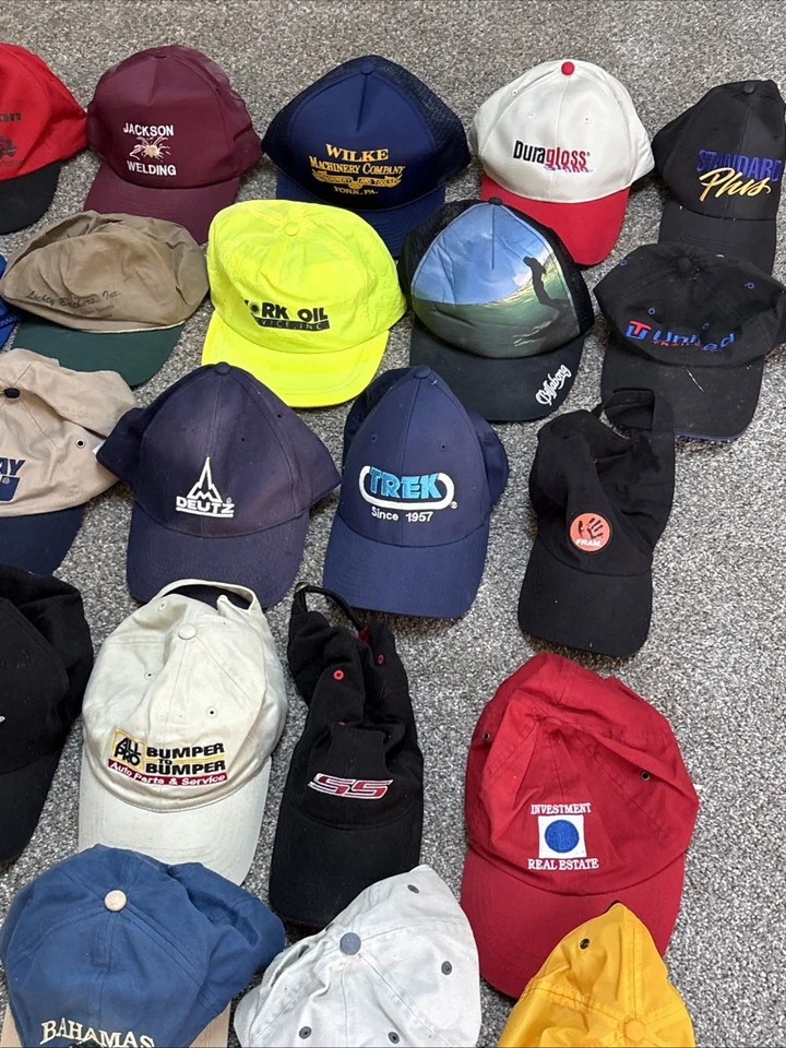 Lote de 35 sombreros (SnapBacks, Harley Davidson's, Trucker, Billabong) Flea Market Foto 4 de 4