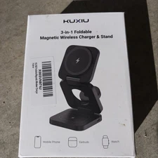 X55 Foldable 3 in 1 Charging Station for Apple Devices, 15W Fast Magnetic