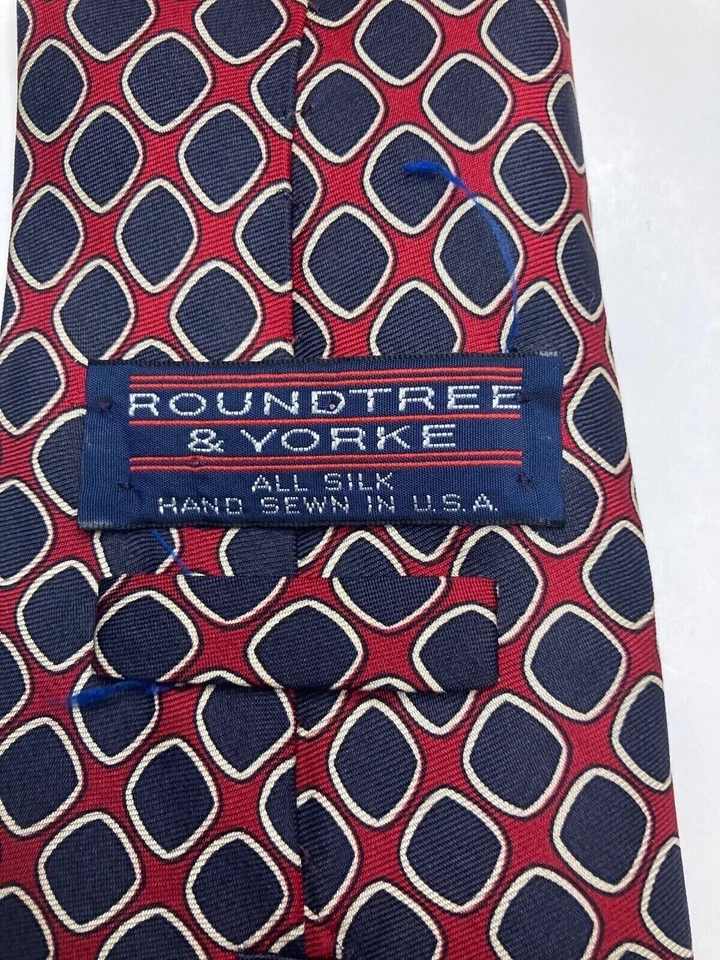 Corbata formal Roundtree & York para hombre 56"Lx3,75"W corbata multicolor Foto 2 de 4