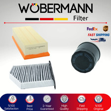 WOBERMANN Filter Service Kit VW CC 1.4 TSI Gasoline 12-15 3PC Service Set