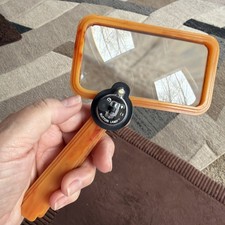 Vtg. Bausch Lomb Light Butterscotch Art Deco Faux Bakelite Magnifying Glass