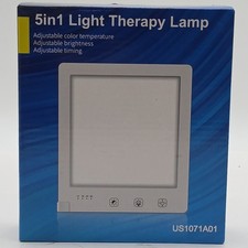5 In 1 Light Therapy Lamp Adjustable Temps,Adjustable Brightness  timing