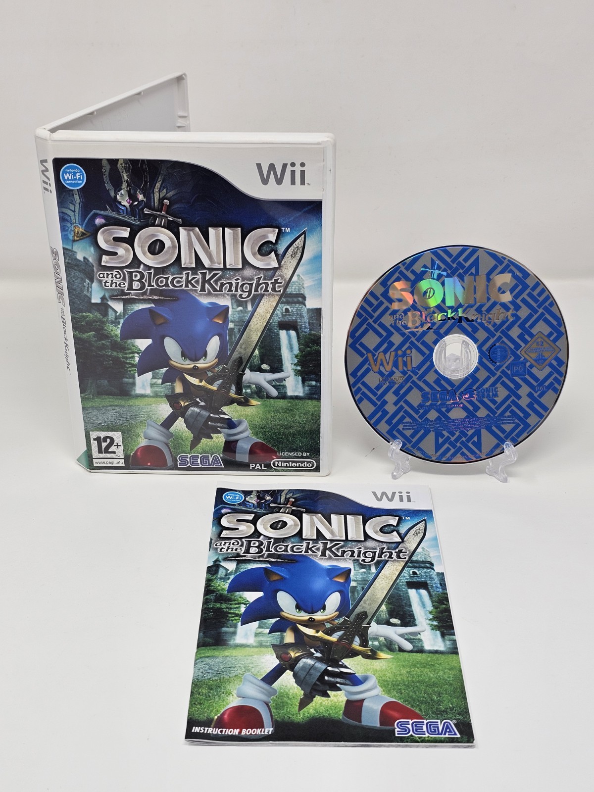 Sonic & the Black Knight (Nintendo Wii) Complete – Tested – Very Good Condition