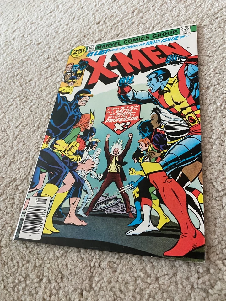 Uncanny X-men  100  VF+  8.5  High Grade  Wolverine  Cyclops  Storm  Colossus - Image 2 of 4