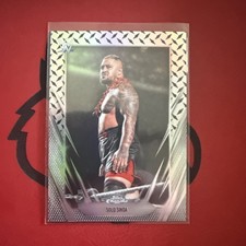 WWE Topps Chrome 2026 Solo Sikoa Parallel  Diamond Plate Refractor 