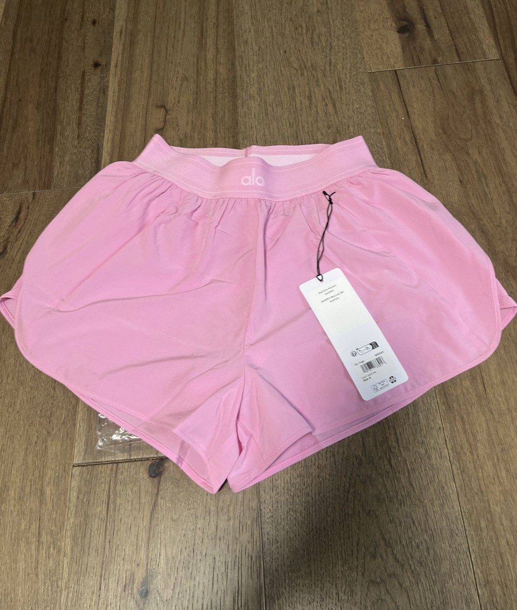 Alo Match Point Short - Candy Heart Pink Size S New in Package# Xin