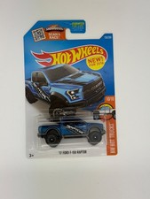 2016 Hot Wheels Ford F-150 Raptor Blue – HW Hot Trucks #150/250